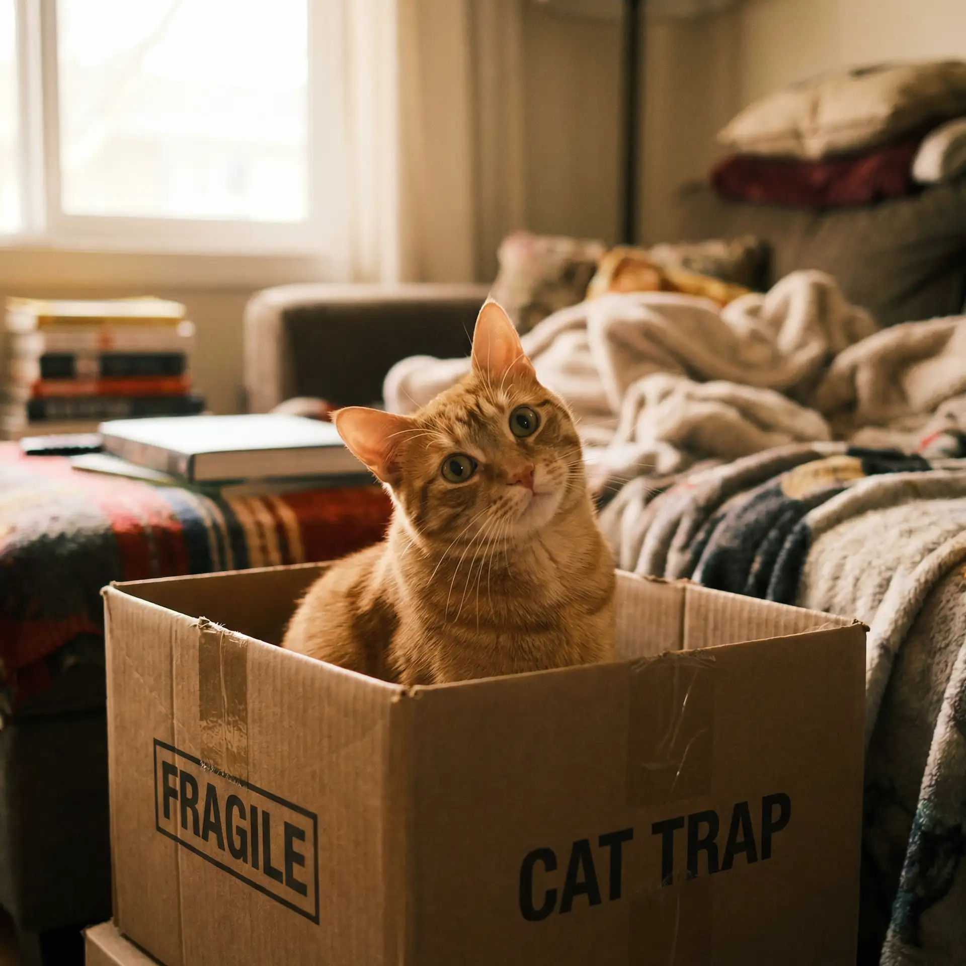 橘猫躲在纸箱里 - 香醉迷艳txt