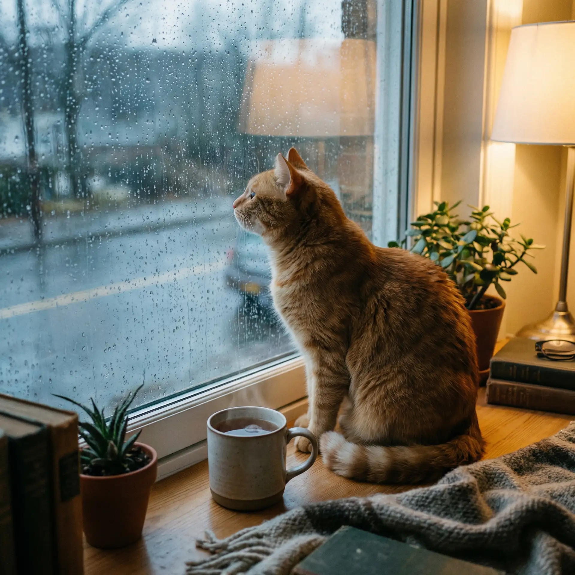 猫咪望着窗外的雨 - 香醉迷艳txt